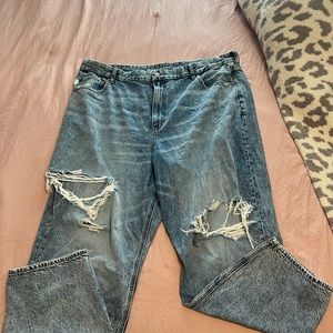 american eagle curvy mom jean